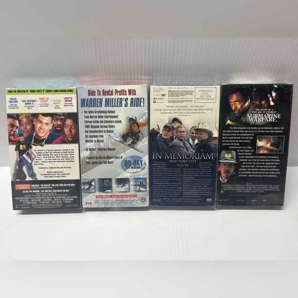 Lot 4 Rare VHS Screening Copies Promo Not For Rental Video Store Screeners RARE - Picture 4 of 7